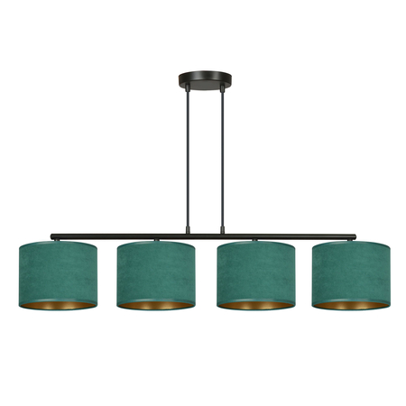 Lampa wisząca HILDE 4 BL GREEN Emibig 1051/4 zielony