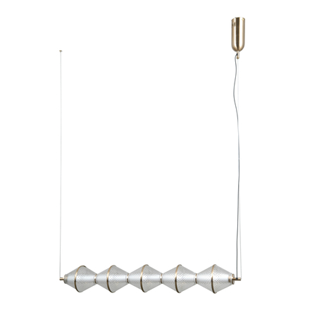 Lampa wisząca Italux Fuente PND-34395-5-HBR Złoty