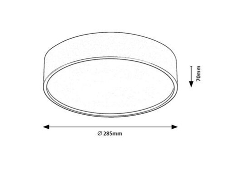 Lampa sufitowa Rabalux Larcia 75012 biały