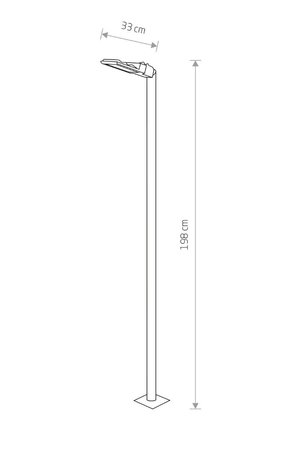 Lampa PATHWAY LED M black 9252 Nowodvorski Lighting