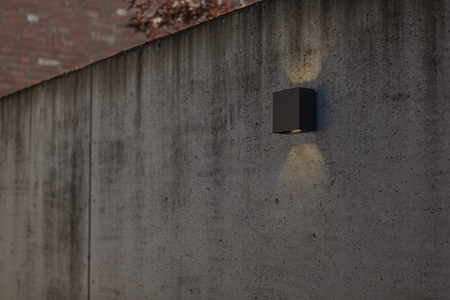 Kinkiet zewnętrzny Lutec GEMINI 5104003012 czarny