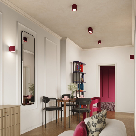 Sollux Lighting Plafon AURA 2 burgund GU10 SL.1820