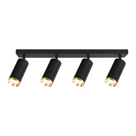 Milagro Oprawa Mica Spot Czarny + Złoty 4xGU10 ML2100 CZARNY
