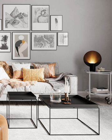 Lampa stołowa By Rydens Colby XL 4002410-4007 sandblack