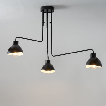 Sigma 32449 HOLI 3 plafon czarny biały