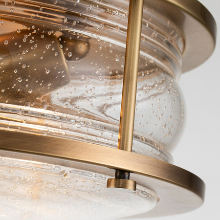 Plafon Ashland Bay - 2 źródła światła - Naturalny mosiądz Quintiesse QN-ASHLANDBAY-F-NBR-BATH