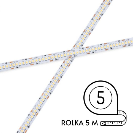 Taśma LED 240 diod 2835SMD 18,8W/mb, 24 Biała Naturalna Rolka  [3 lata gwarancji]
