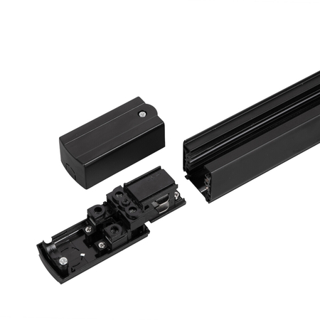 Milagro Prowadnica Track Czarny 3-Obwodowy 2m + Zasilanie ML2136 CZARNY