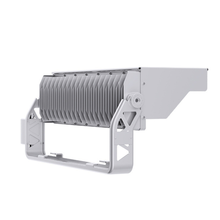 Wysokomasztowa lampa LED Greenie Mastray 30° 500W 170lm/W do precyzyjnego oświetlenia dużych powierzchni 5000K