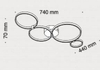 Lampa sufitowa Maytoni MOD448-44-N Olympia - Nikiel