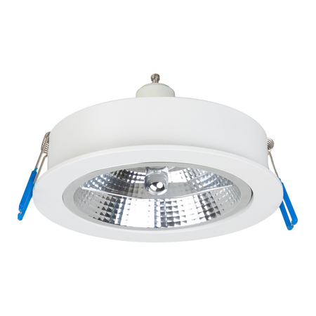 Milagro Oprawa podtynkowa Redondo Biały 1xAR111 GU10 ML1077 CZARNY