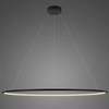 Lampa wisząca Ledowe Okręgi No.1 200cm 3k czarna