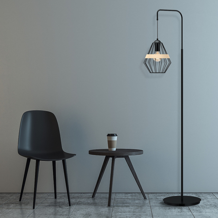 Milagro Lampa stojąca CLIFF BLACK 1xE27 MLP5528 CZARNY