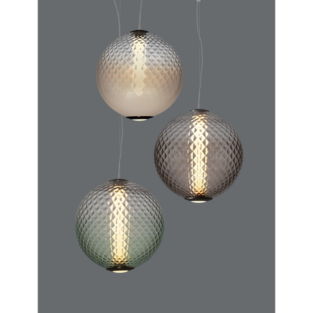 Lampa wisząca Luces Exclusivas CORVELA LE45175 szary i odcienie szarości, zielony