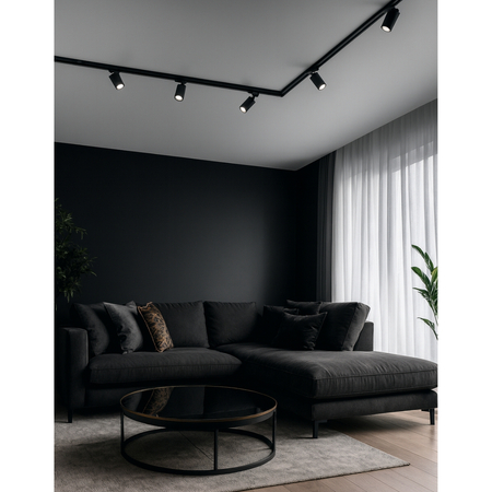 Blaupunkt Reflektor LED 1-fazowy Vision 30W czarny z przełącznikiem barwy światła