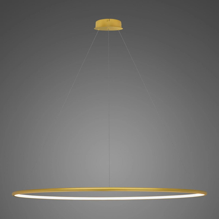 Lampa wisząca Ledowe Okręgi No.1 150cm 2700k złota ściemnialna