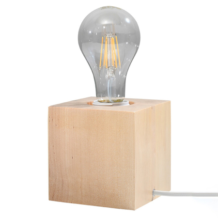 Sollux Lighting Lampa biurkowa ARIZ naturalne drewno SL.0677