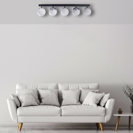 Milagro Lampa sufitowa SFERA BLACK/CHROME 5xE14 MLP8875 CHROM