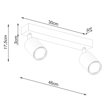 Sollux Lighting Plafon VERDO 2 biały SL.1286