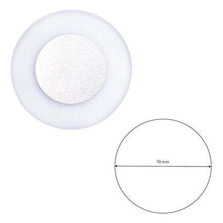 Eko-Light Oczko OTI Barwa Zimna 6500K EKS1085 BIAŁY / SREBRNY