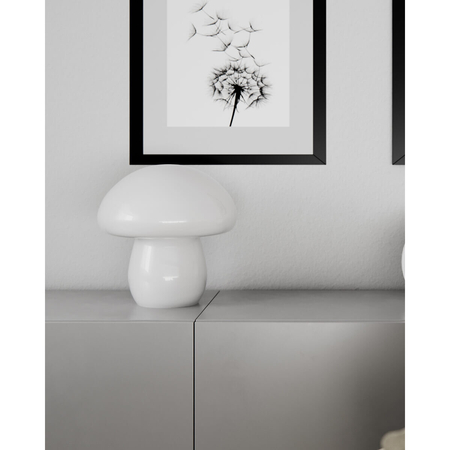 Lampa stołowa By Rydens Mira Mushroom H30 cm biała 4024540-5000