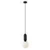 Lampa wisząca Italux Aldeva PND-02340-1S-BK Czarny