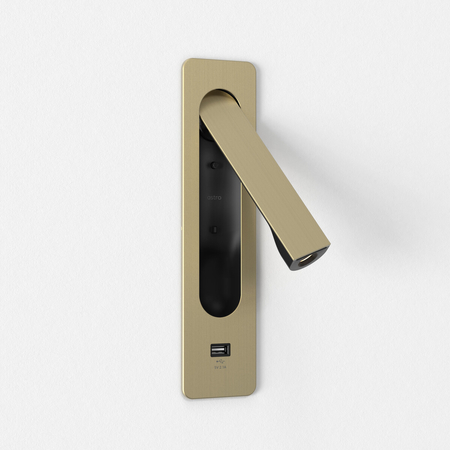 Kinkiet Astro Keta USB 1437007 Matowy Złoty