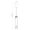 Milagro NEO WHITE CHROME LAMPA WISZĄCA 1xGU10 ML0291 BIAŁY + CHROM