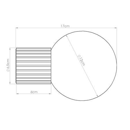 Sollux Lighting Kinkiet HALO mocca IP44 SL.1732