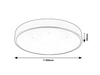 Lampa sufitowa Rabalux Octav2 71135 srebrny