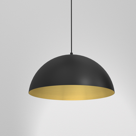 Milagro Lampa wisząca BETA BLACK/GOLD 1xE27 35cm MLP7896 CZARNY / ZŁOTY