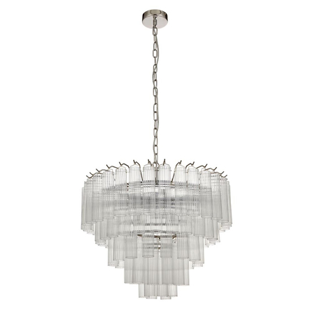Lampa wisząca Endon Lighting Toulouse 104090 nikiel
