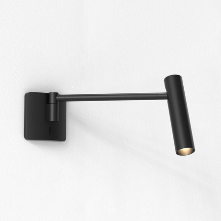 Kinkiet Astro Leda Swing Arm 1457004 Matowy Czarny