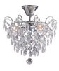 Lampa sufitowa Markslöjd ROSENDAL 100539 chrom/przezroczysty