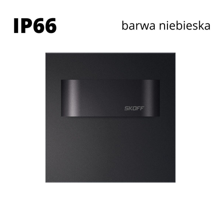 Oprawa schodowa led Skoff Tango Short Czarna Niebieska IP66