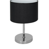Milagro Lampka stołowa CASINO BLACK/CHROME 1xE27 ML6381 Czerń / Chrom
