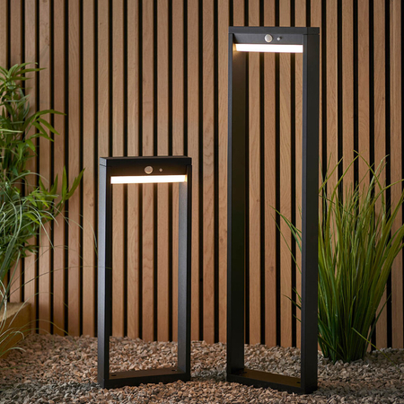 Endon Lighting Lampa zewnętrzna podłogowa 96936 biały/czarny