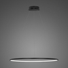 Lampa wisząca Ledowe Okręgi No.1 80cm 2700k czarna Design