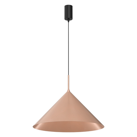 Milagro Lampa wisząca CAPITAL ROSE GOLD Ø46cm 1xGX53 MLP0954 MIEDZIANY + CZARNY