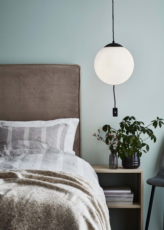 Lampa wisząca Markslöjd HERE 107902 biały/czarny