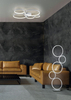 Lampa sufitowa Trio 622610589 srebrny