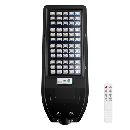 Eko-Light Latarnia Solarna Via 150W 1800lm 6000K EKO9095 CZARNY