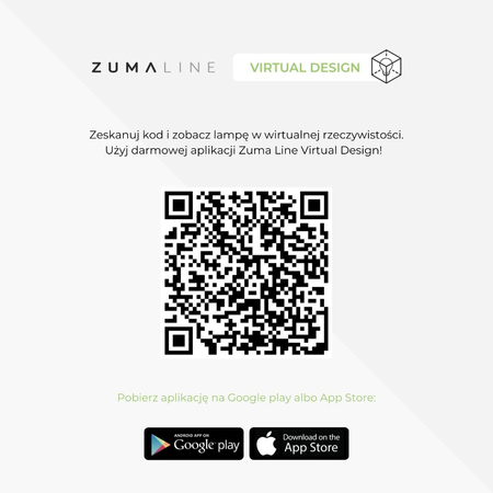 Lampa wisząca Zuma Line P0389-01D-F4AC Gem