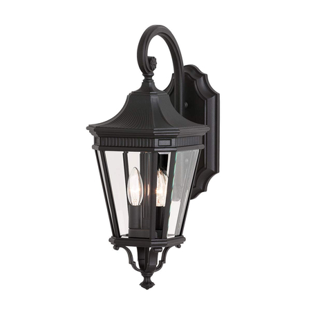 Lampa zewnętrzna Elstead Lighting Cotswold Lane czarny FE-COTSLN2-M-BK