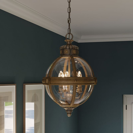 Żyrandol Elstead Lighting Adams brąz FE-ADAMS-3P-BRZ