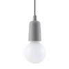 Sollux Lighting Lampa wisząca DIEGO 1 szara SL.0575