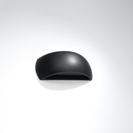 Sollux Lighting Kinkiet ceramiczny PONTIUS czarny SL.0876