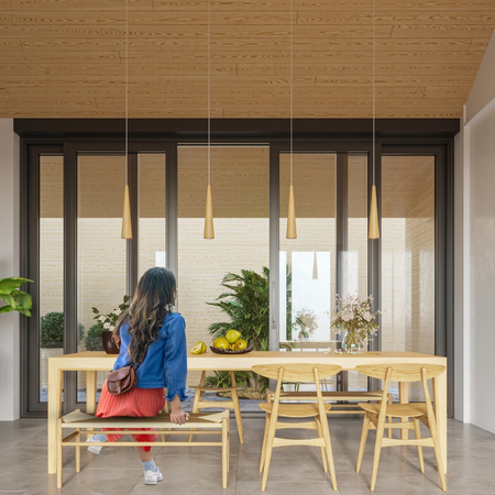 Sollux Lighting Lampa wisząca SULA 3P naturalne drewno SL.1101