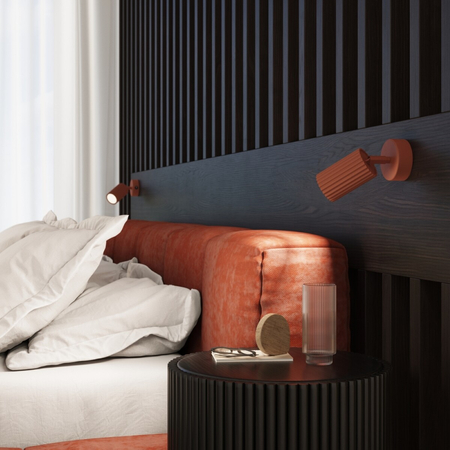 Sollux Lighting Plafon KARBON 4 ochra czerwona SL.1640