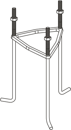 METAL BASE 1230 TO CONCRETE